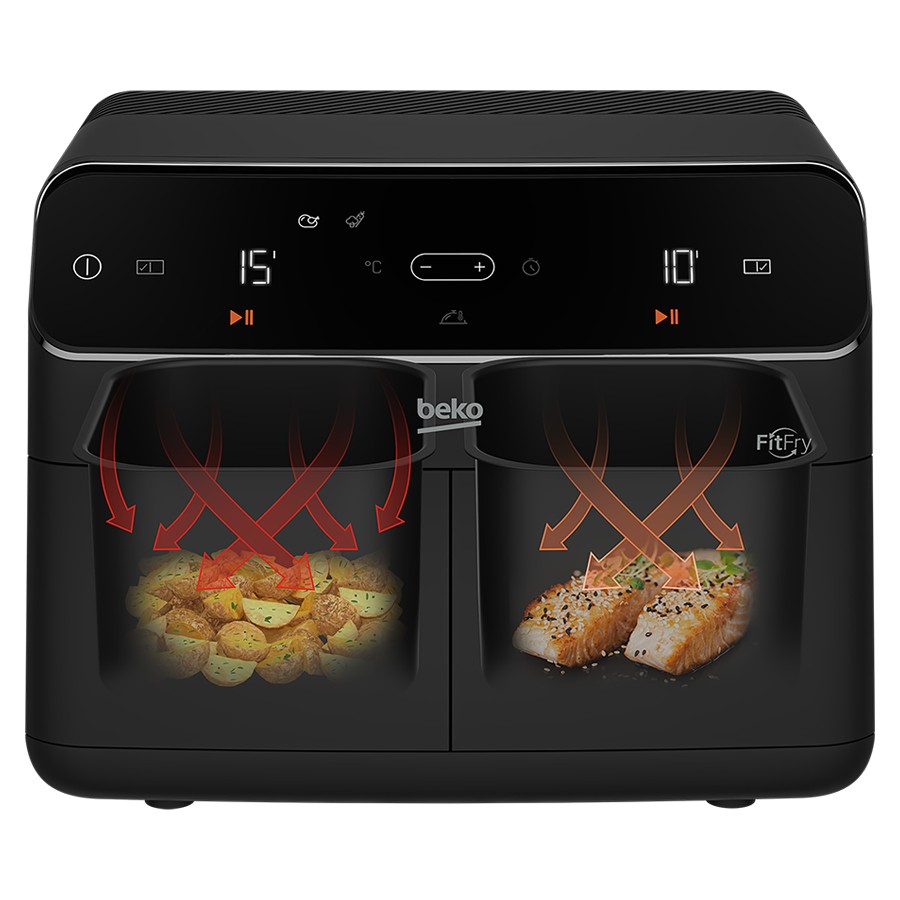 product image Beko ExpertFry Dual Zone Air Fryer 8.5 L 