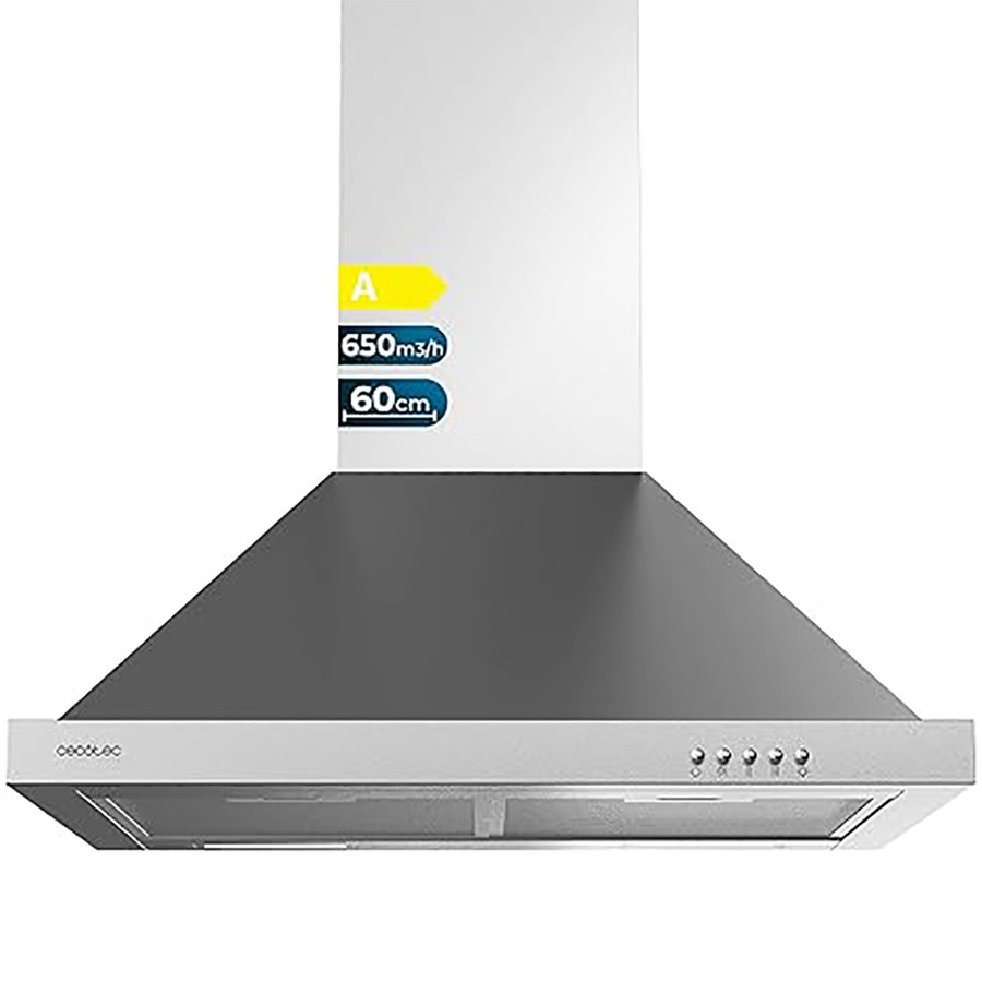 product image Cecotec Hood Bolero Pyramidal Inox 60 cm H 105.2cm x W 60.0cm x D 51.0cm