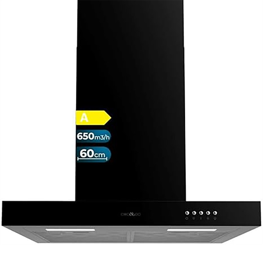 product image Cecotec Hood Bolero T-Shaped Black 60 cm H 78.0cm x W 60.0cm x D 50.5cm