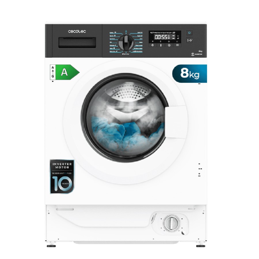 product image Cecotec 8kg Washing Machine Built-in H 83cm x W 60cm x D 54cm