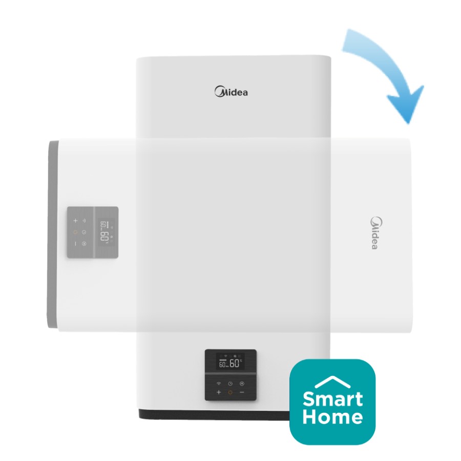 product image Midea Electric Water Heater - incl. WiFi Salute Flex - Double Tank 80L (Installation not incl.)