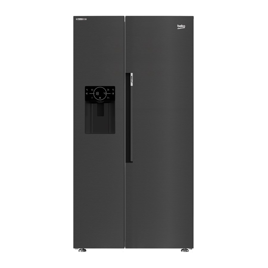 product image Beko American Style SideBySide Dark Inox H 179cm x W 91cm x D 70.5cm