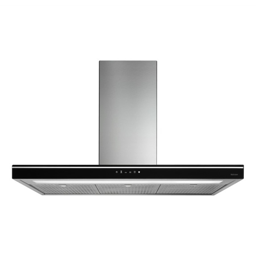 product image Falmec Hood Island Luce Black Glass 90cm Ral 9005 220-240V 50-60Hz 800 m3/h With Filter