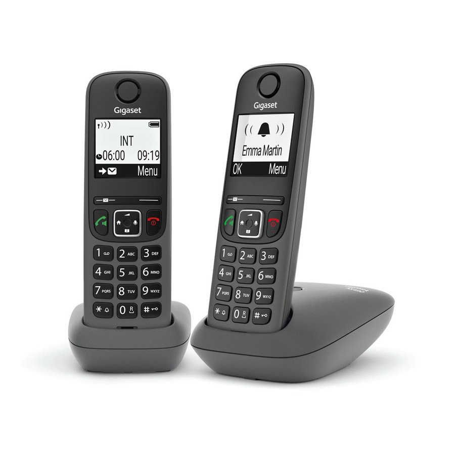 product image Gigaset Cordless Black Hands Free 