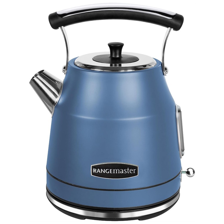 product image Rangemaster Classic Stone Blue Kettle H 27.6cm x W 24.2cm x D 21.6cm 
1.7 Litres