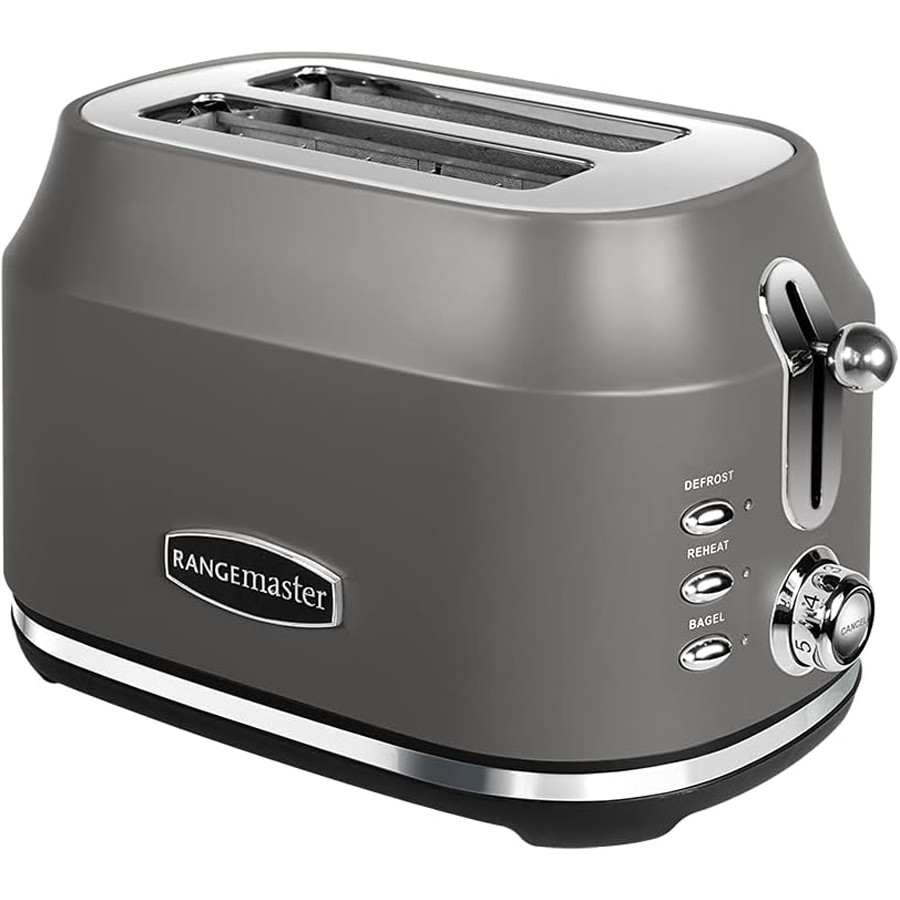 product image Rangemaster Classic 2 Slice Grey Toaster H 20.0cm x D 18.0cm x W 28.0cm