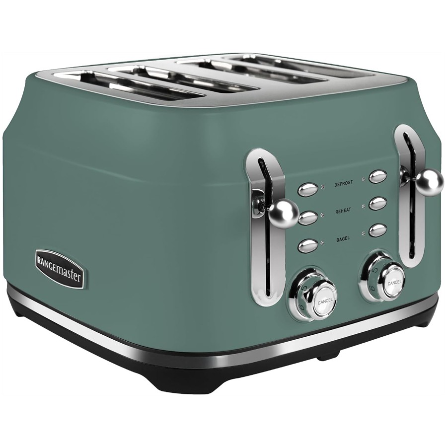 product image Rangemaster Classic 4 Slice Miner. Green H 19.8cm x W 30.8cm x D 30.2cm