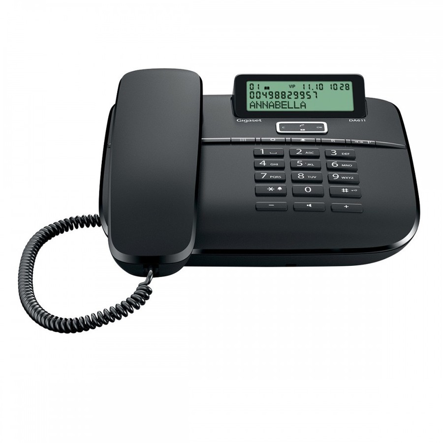 product image Gigaset Telephone Corded Blk.With IDCall 