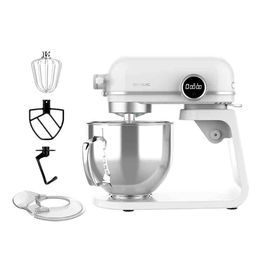 product image Cecotec Food Processor White/Steel 800 W Twist & Fusion 5.2 Litre