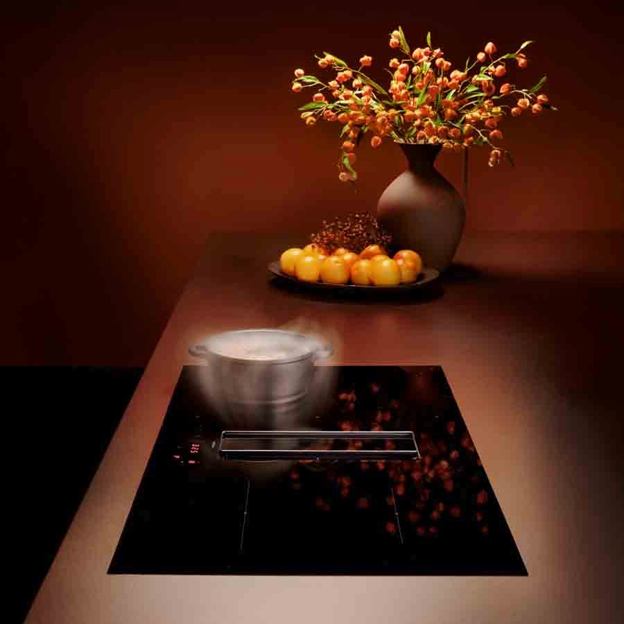 product image Falmec Zero Easy BI Extraction Ind. Hob 76 cm Gloss Matte Black