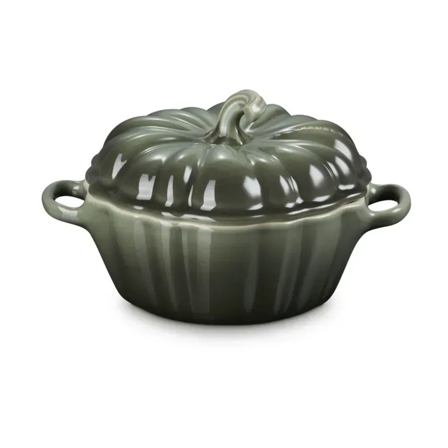 product image Le Creuset Pumpkin Cocotte Thyme 350 ml Stoneware