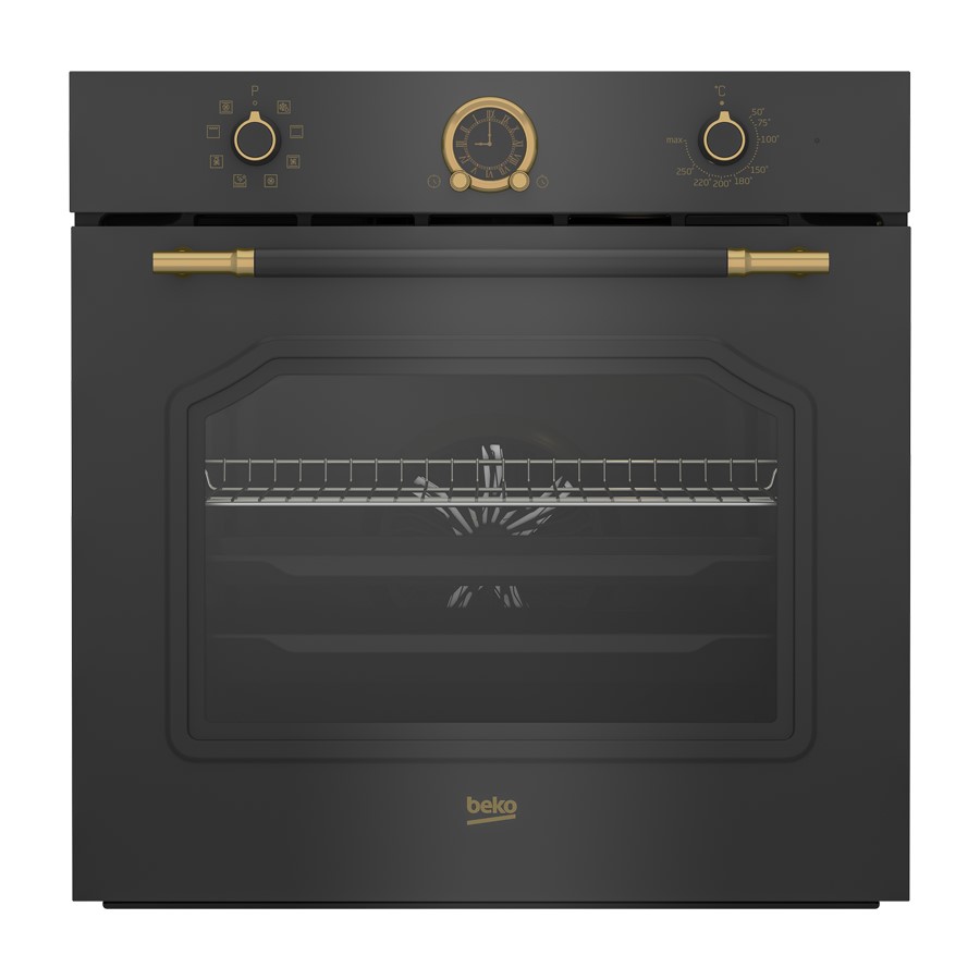 product image Beko Oven Electric 8 Function Black 60cm H 59.5cm x W 59.4cm x D 56.7cm