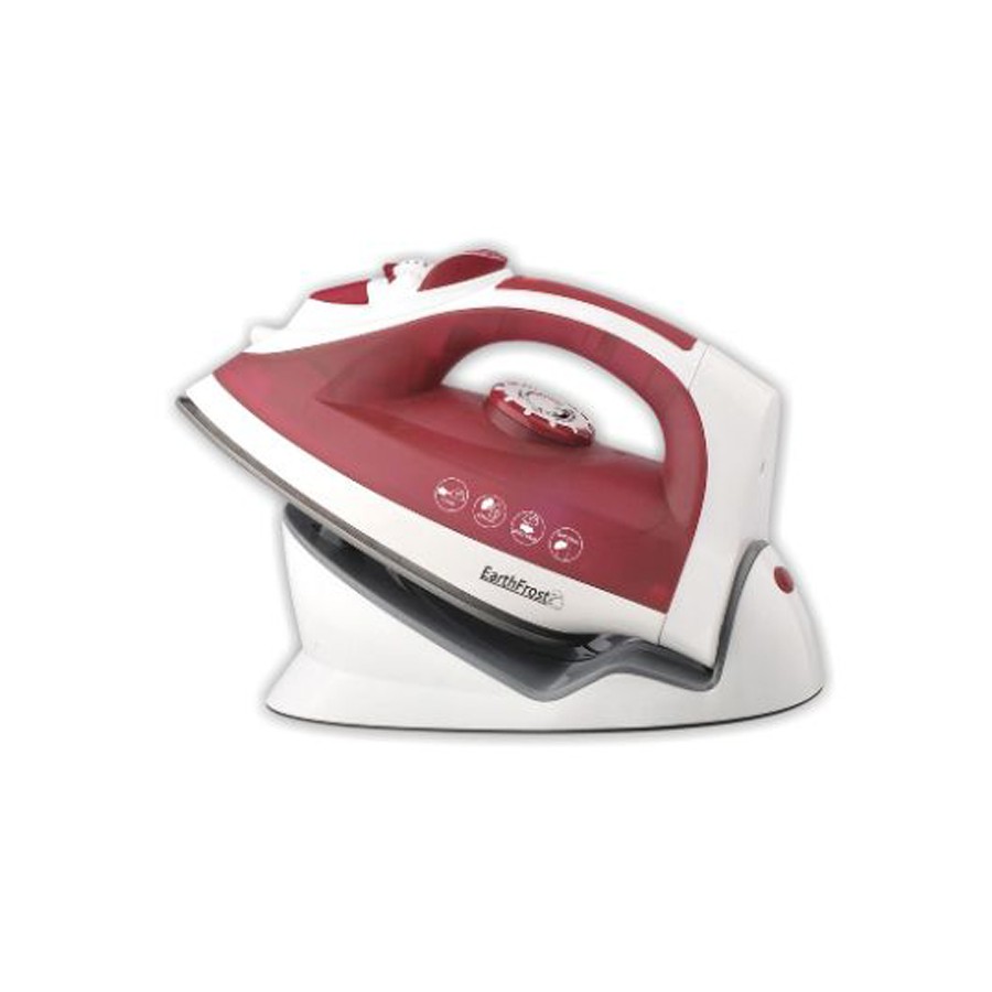 product image EarthFrost Iron Steam Cordless 2200 W Red & White