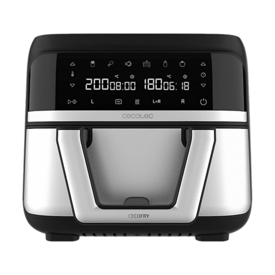 product image Cecotec Airfryer Dual Black & Silver 