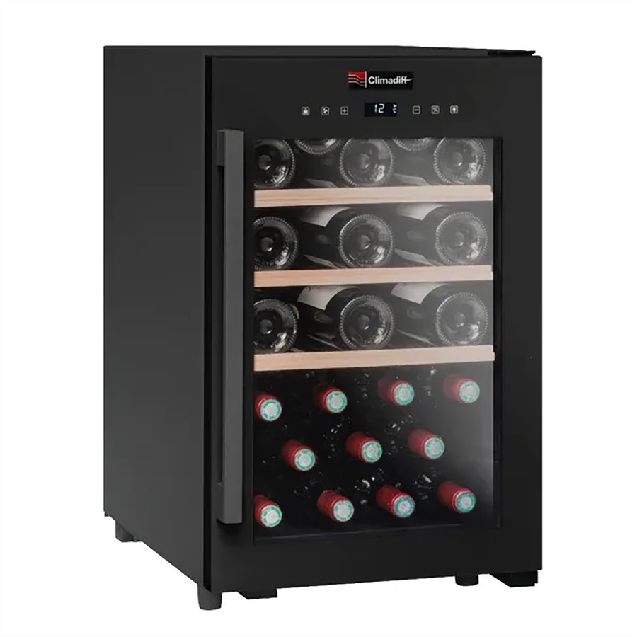 product image Climadiff Wine Cooler Black 31 Bottles H 63cm x W 40cm x D 54cm