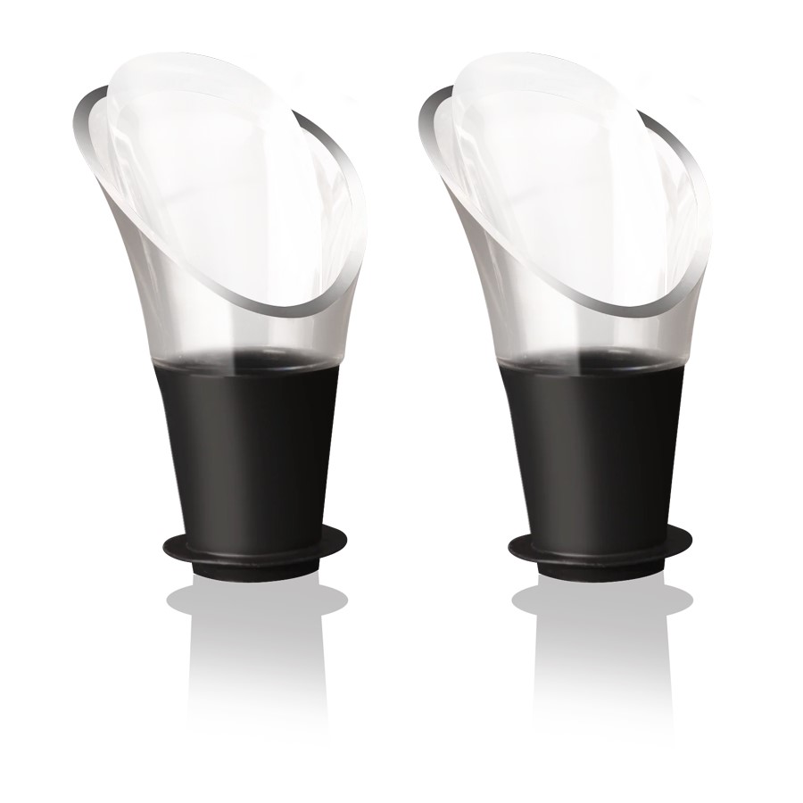 product image Vacuvin Wine Server Crystal Black 2 Pcs. Black  Blister