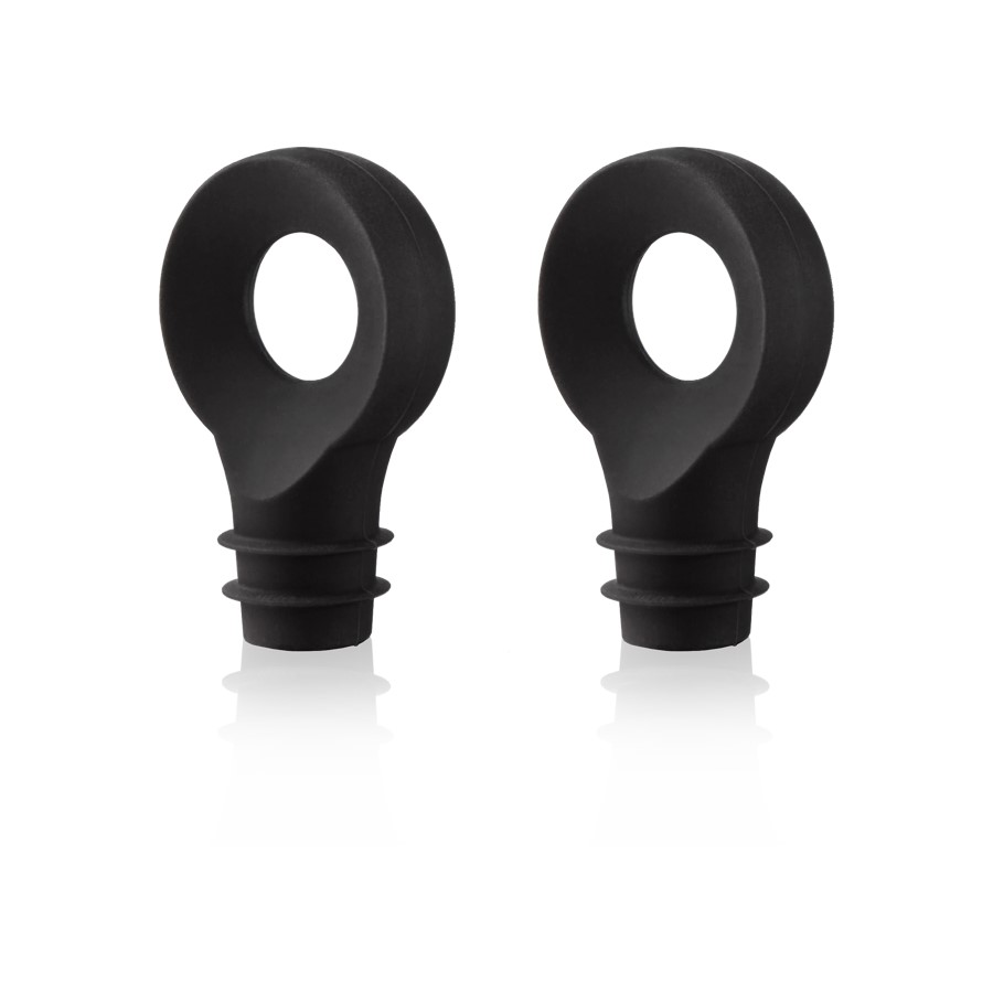 product image Vacuvin Wine Stopper Black 2 pieces 