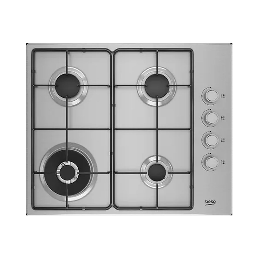 product image Beko Hob Gas 4 Burners Inox 60 cm H 4.4cm x W 60cm x D 51cm