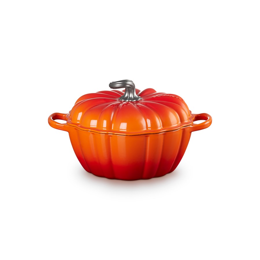 product image Le Creuset Cast Iron Pumpkin Flame 24 cm 