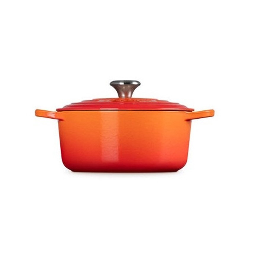 product image Le Creuset Classic Rd. Cass. Flame 24 cm With Phenolic Knob