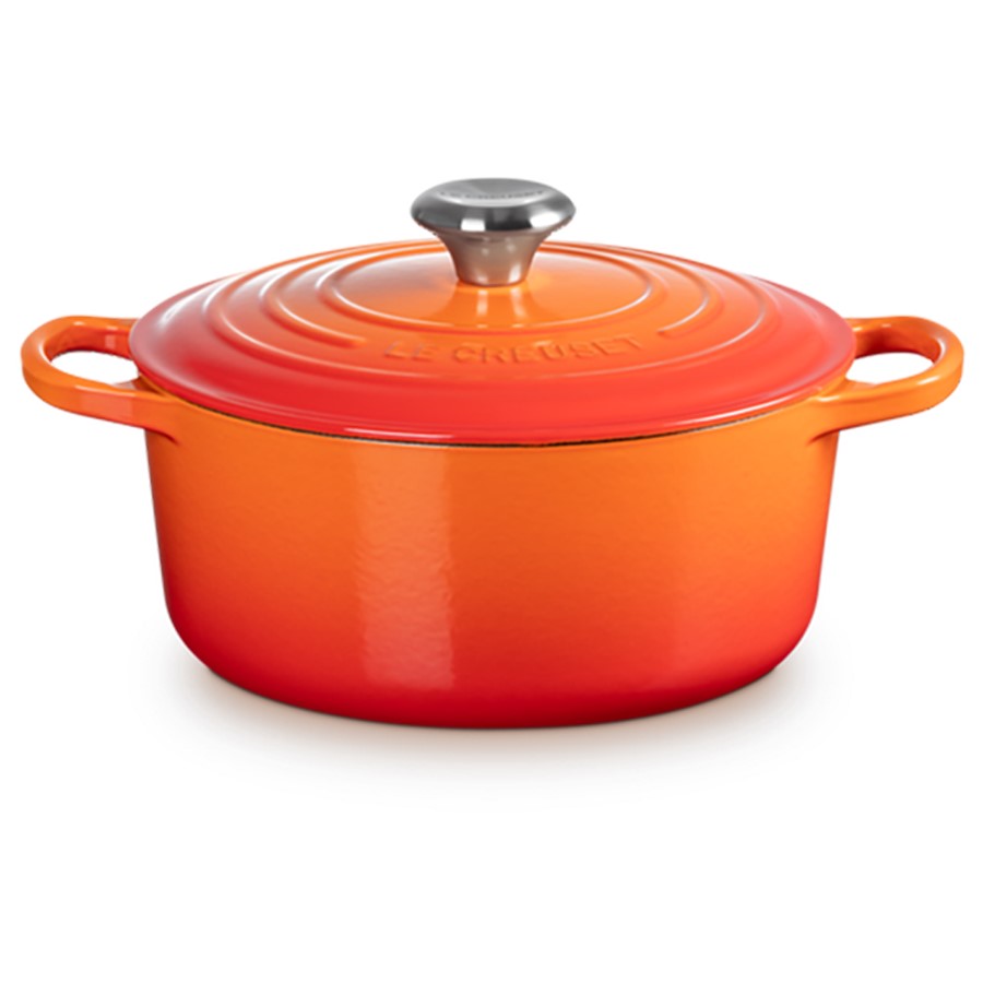 Le Creuset Round Casserole Flame 20 cm Image