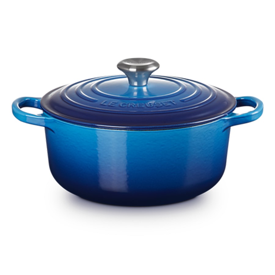 Le Creuset Round Casserole Az.Blue 20 cm Image