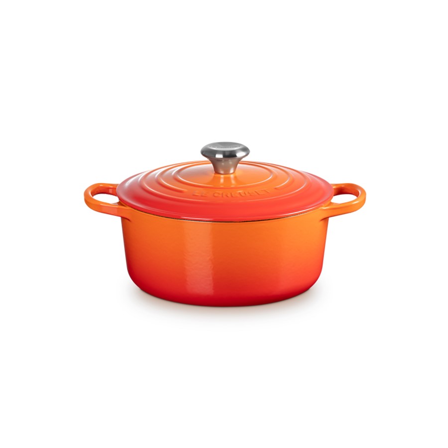 Le Creuset Round Casserole Flame 22 cm Image