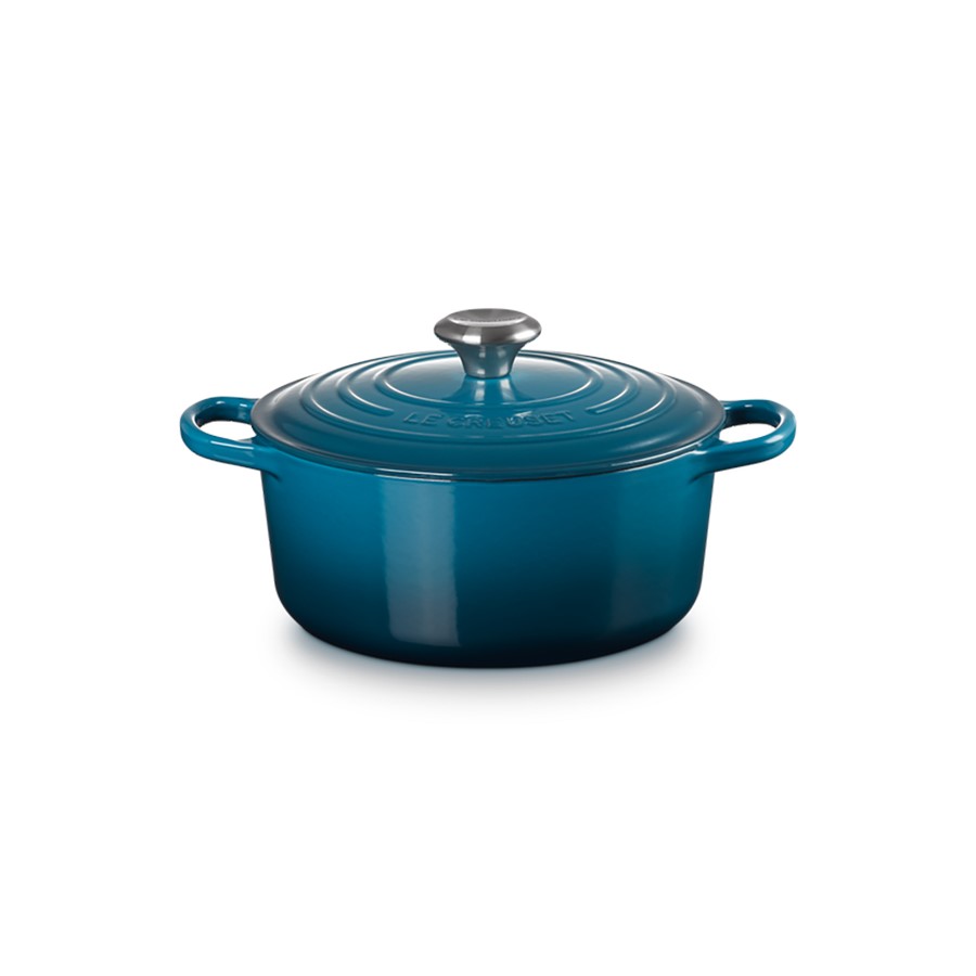 Le Creuset Rd. Casserole Deep Teal 24 cm Image