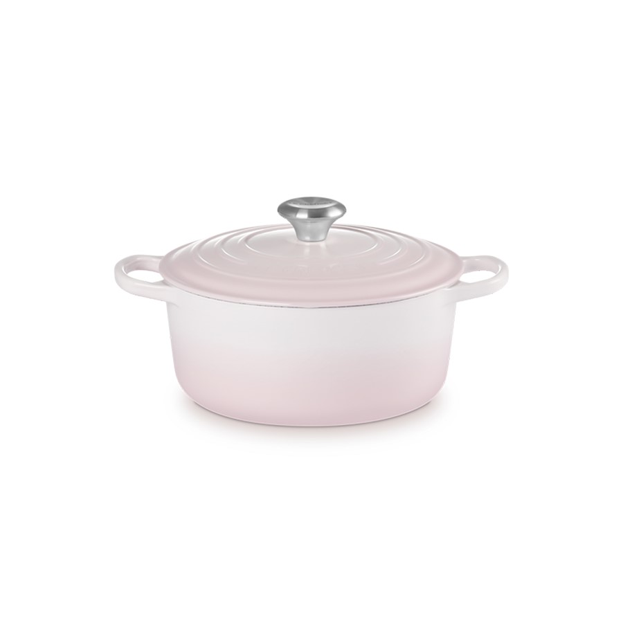 Le Creuset Rd Casserole Shell Pink 24 cm Image