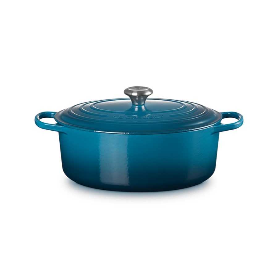 Le Creuset Oval Casserole Deep Teal 31cm Image