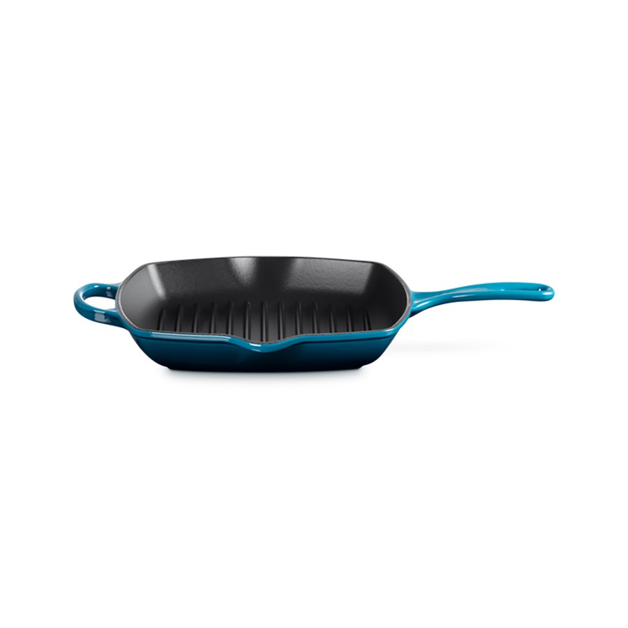 Le Creuset Sq. Skillet Grill D/Teal 26cm Image