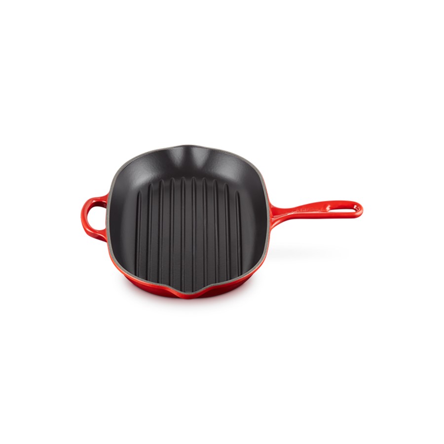 Le Creust Oval Skillet Grill Cerise 32cm Image