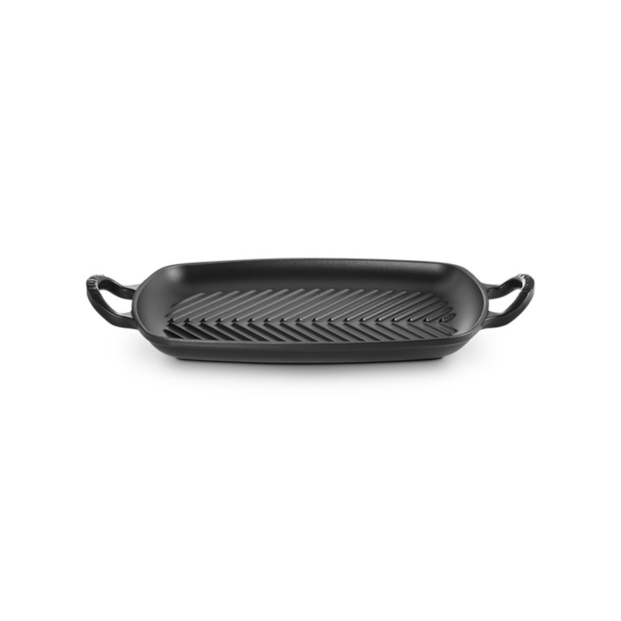 Le Creuset Low Rect.Grill Satin Blk 30cm Image