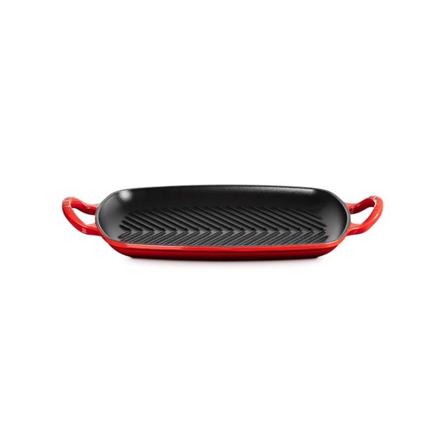 Le Creuset Low Rect. Grill Cerise 30cm Image