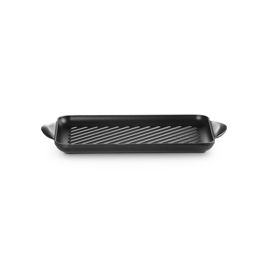 Le Creuset Rect. Grill Satin Blk 32x21cm Image