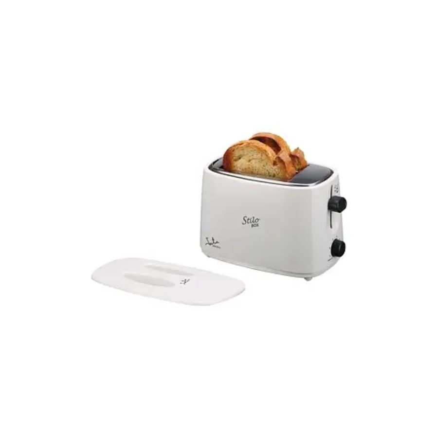 product image Jata Toaster White, Two Extra Wide Slots With Lid