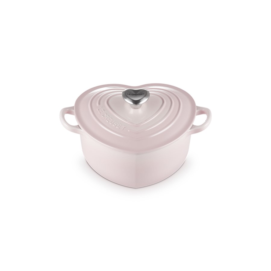 Le Creuset Heart Cass. Shell Pink 20 cm Image