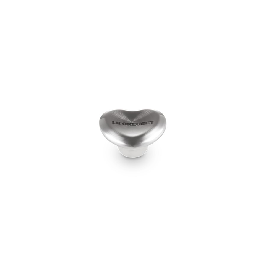 product image Le Creuset Heart Knob Satin Steel 47 mm 