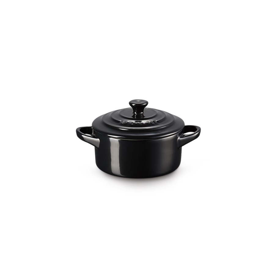 Le Creuset Rd. Mini Cocotte Blk Onyx 10 Image