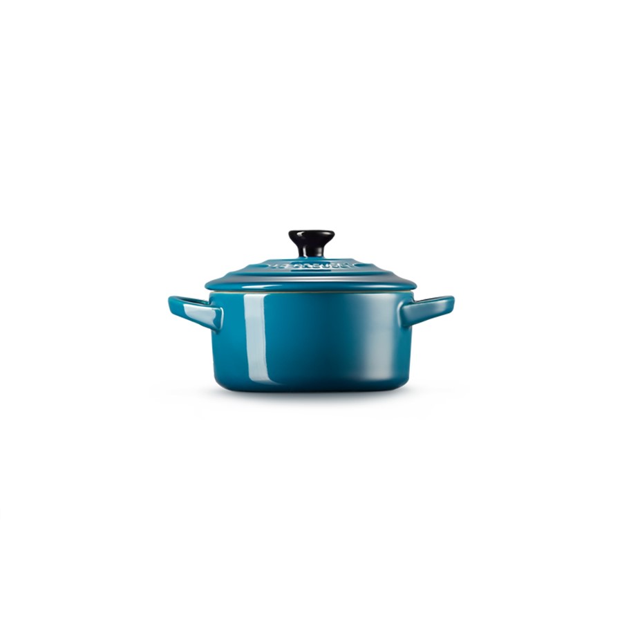 Le Creuset Rd. Mini Cocotte Dp Teal 10cm Image