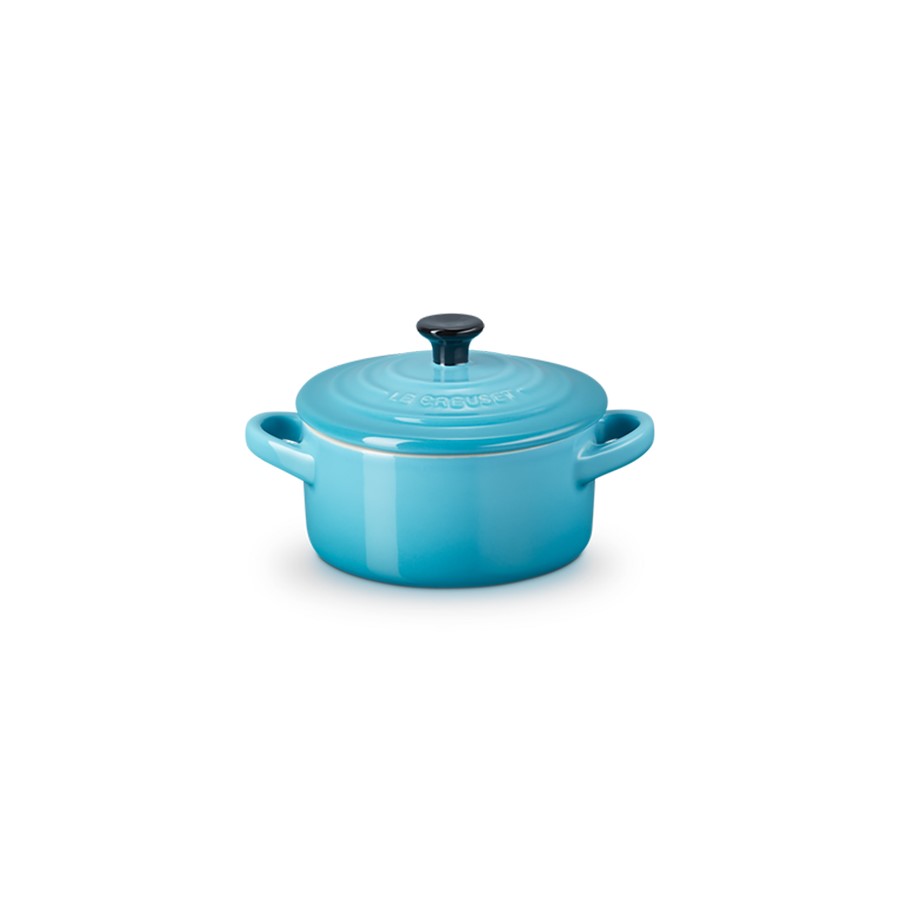 Le Creuset Round Mini Cocotte Teal 10 cm Image