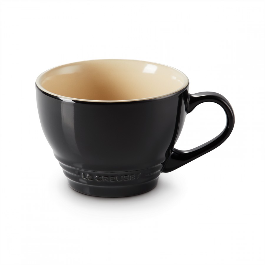 Le Creuset Cappuccino Mug Blk Onyx 400ml Image
