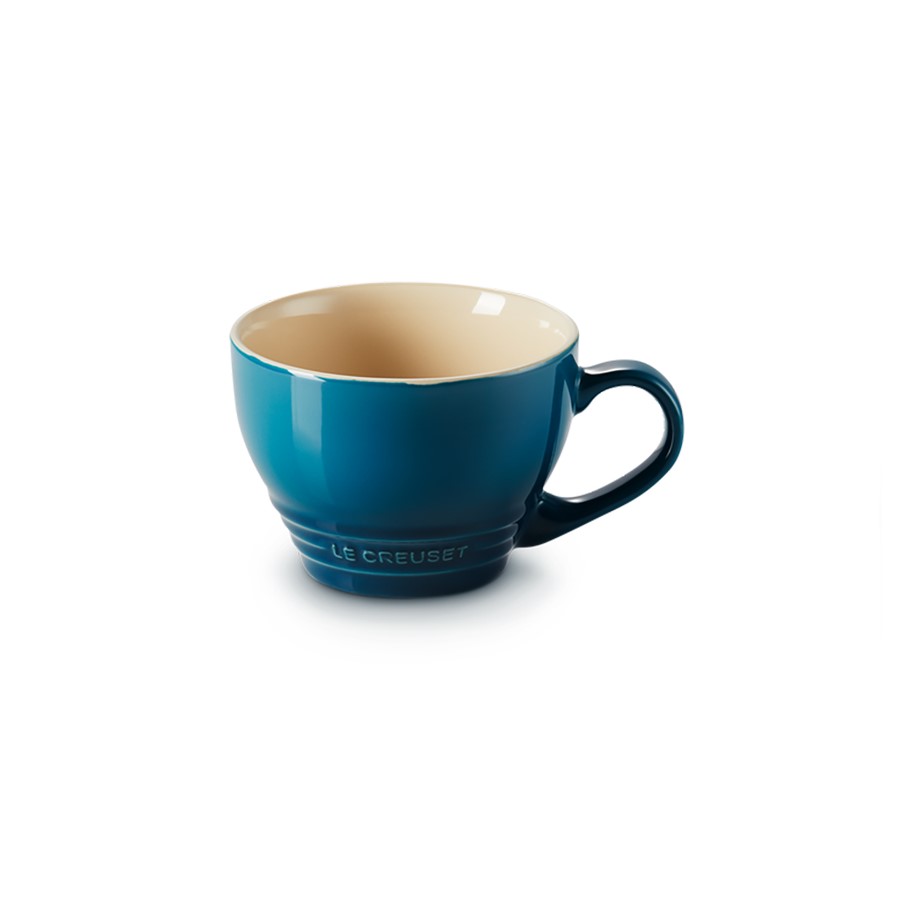 Le Creuset Cappuccino Mug Dp Teal 400 ml Image