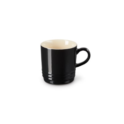 Le Creuset Cappuccino Mug Blk Onyx 200ml Image
