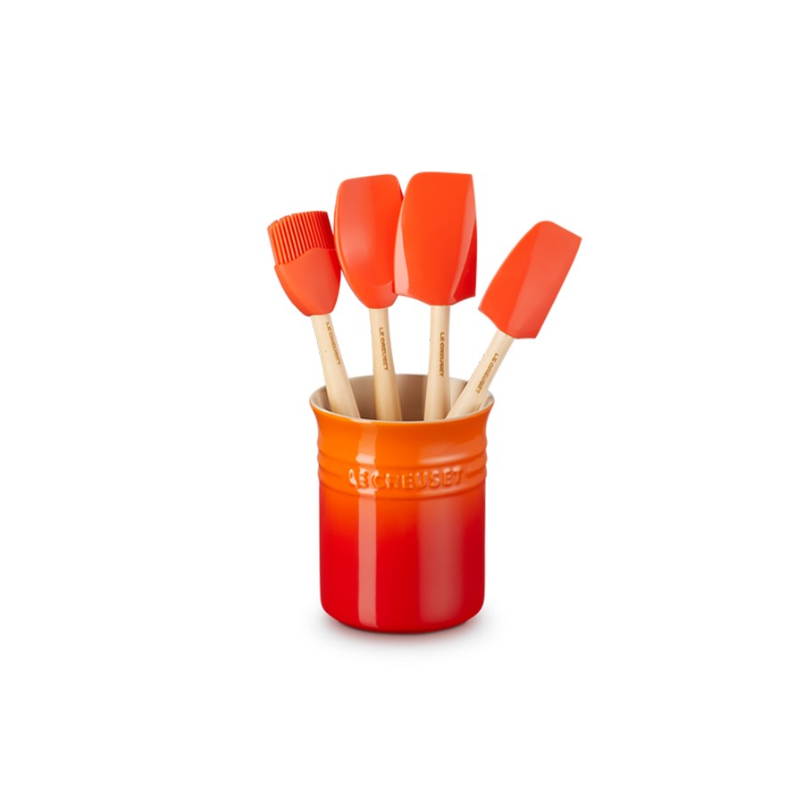 Le Creuset Craft 5 Piece Uten Set Flame Image