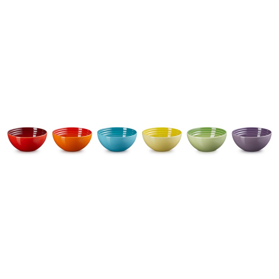 product image Le Creuset 6 Dessert Bowl Rainbow 330 ml 12cm