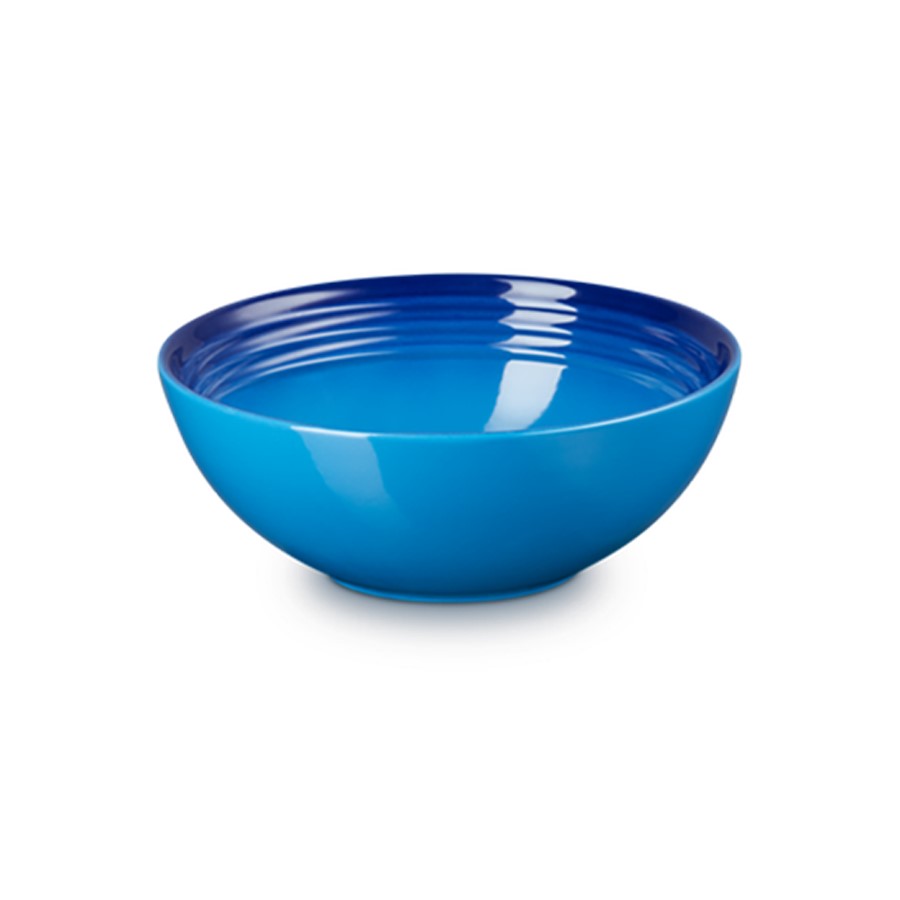 Le Creuset Cereal Bowl Azure Blue 16 cm Image