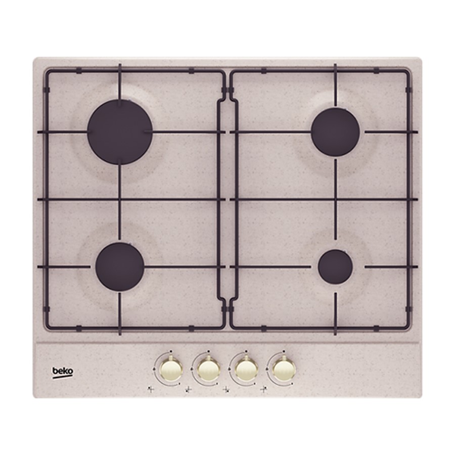 product image Beko Hob Gas 4 Burner Rustic H 4.6cm x W 58cm x D 51cm