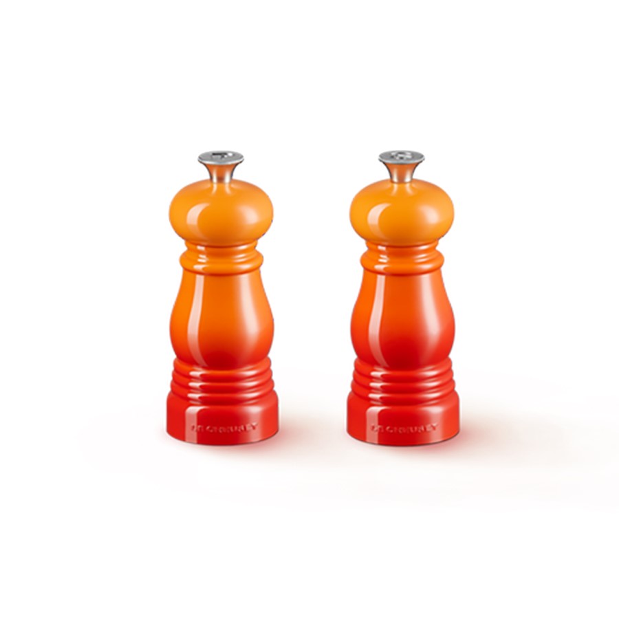 Le Creuset Pepper+Salt Mill Flame 11 cm Image