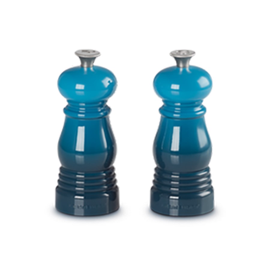 Le Creuset Pepper+Salt Mill D/Teal 11 cm Image